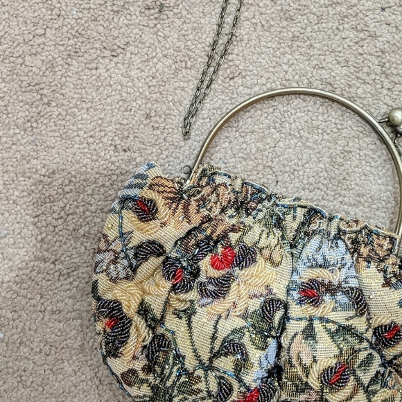 Floral beaded formal bag - Picture 5 of 5